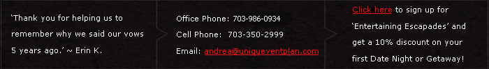 Important Information about Unique Events